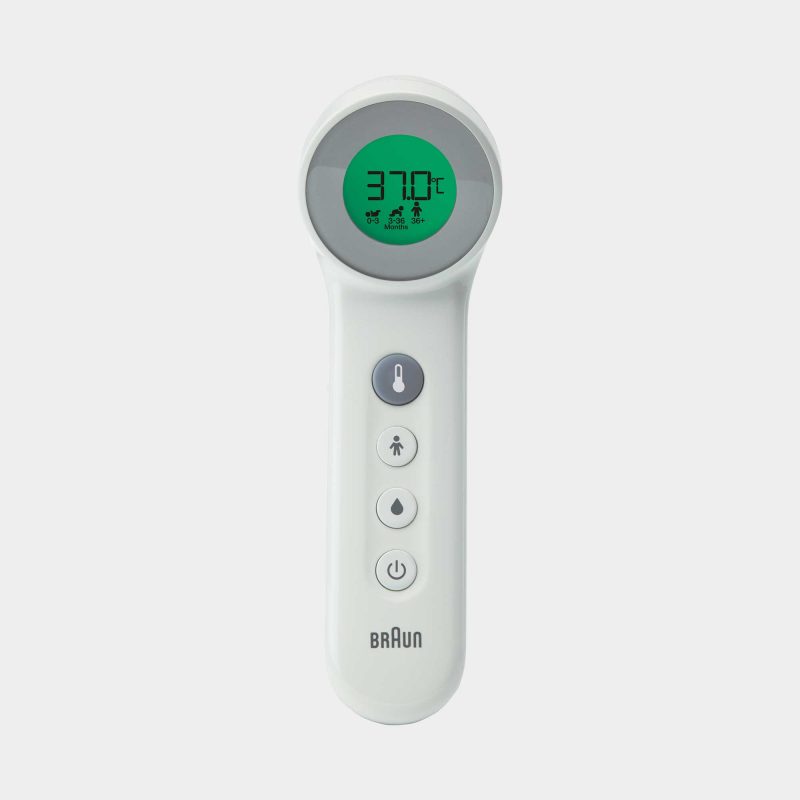 Braun Touchless + ForeheadThermometer BNT 400 Front