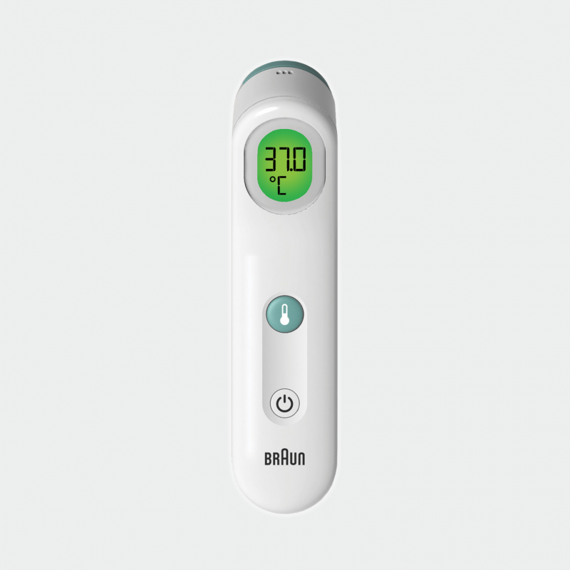 Braun Forehead Thermometer Front Angle